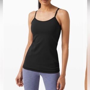 Lululemon power y tank *everluxe black size 8